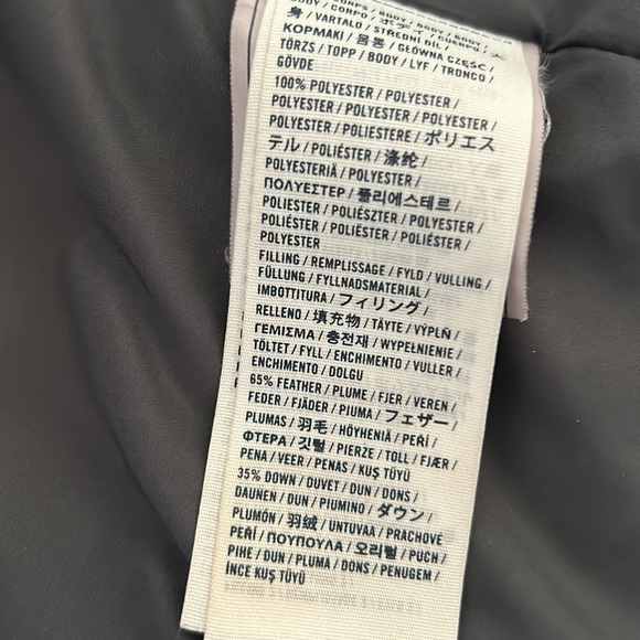 Abercrombie Kids Down Grey Coat Jacket w Hood sz M - Picture 13 of 14